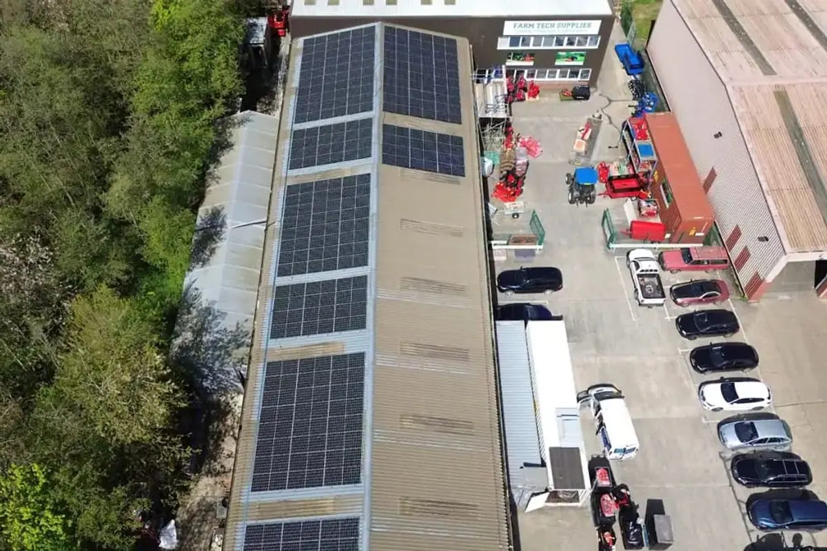 solar canopy installers, typical install